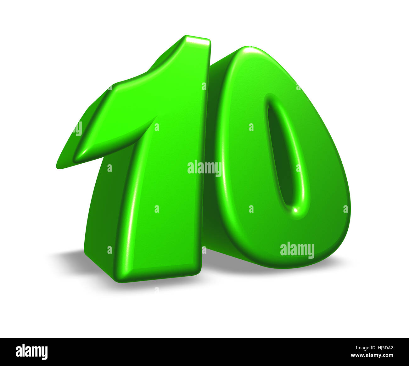 Signe, signal, vert, valeur, dix, nombre, pictogramme, symbole, pictogramme, échange Banque D'Images