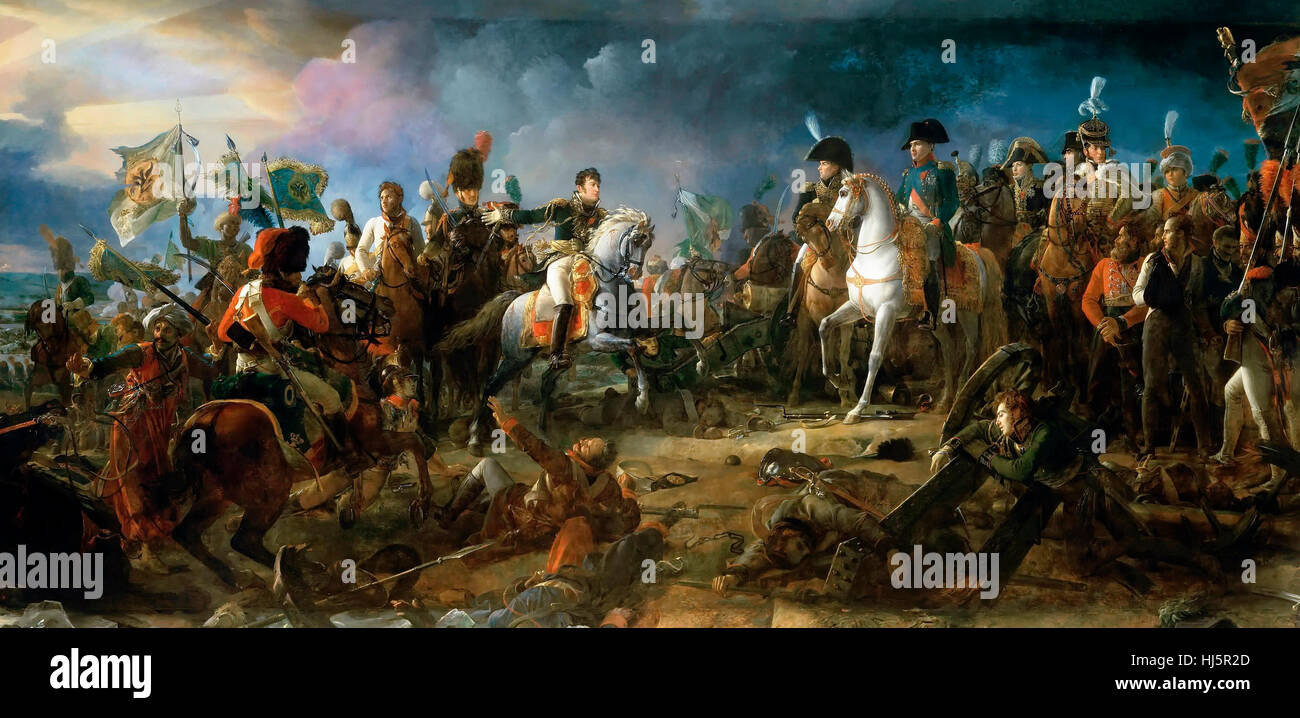 Napoléon à la bataille d'Austerlitz, 2 décembre 1805 François Gérard Banque D'Images