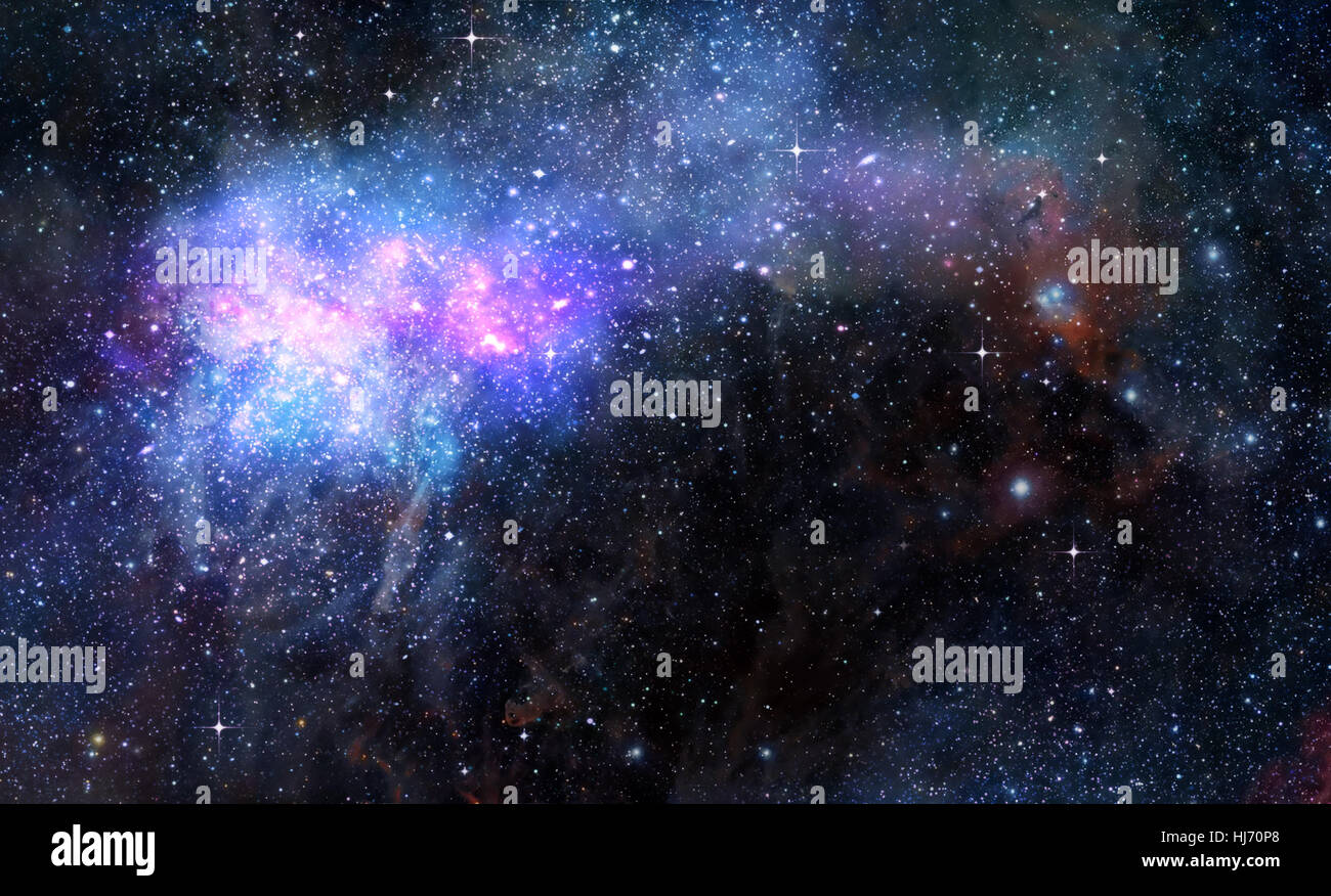 L'espace, nuit, nuit, les étoiles, des astérisques, extérieur, ciel, sky, l'espace, la nuit, Banque D'Images