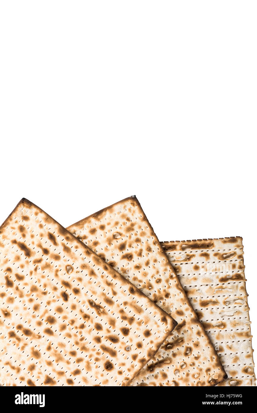 A Pessah matza juive Banque D'Images