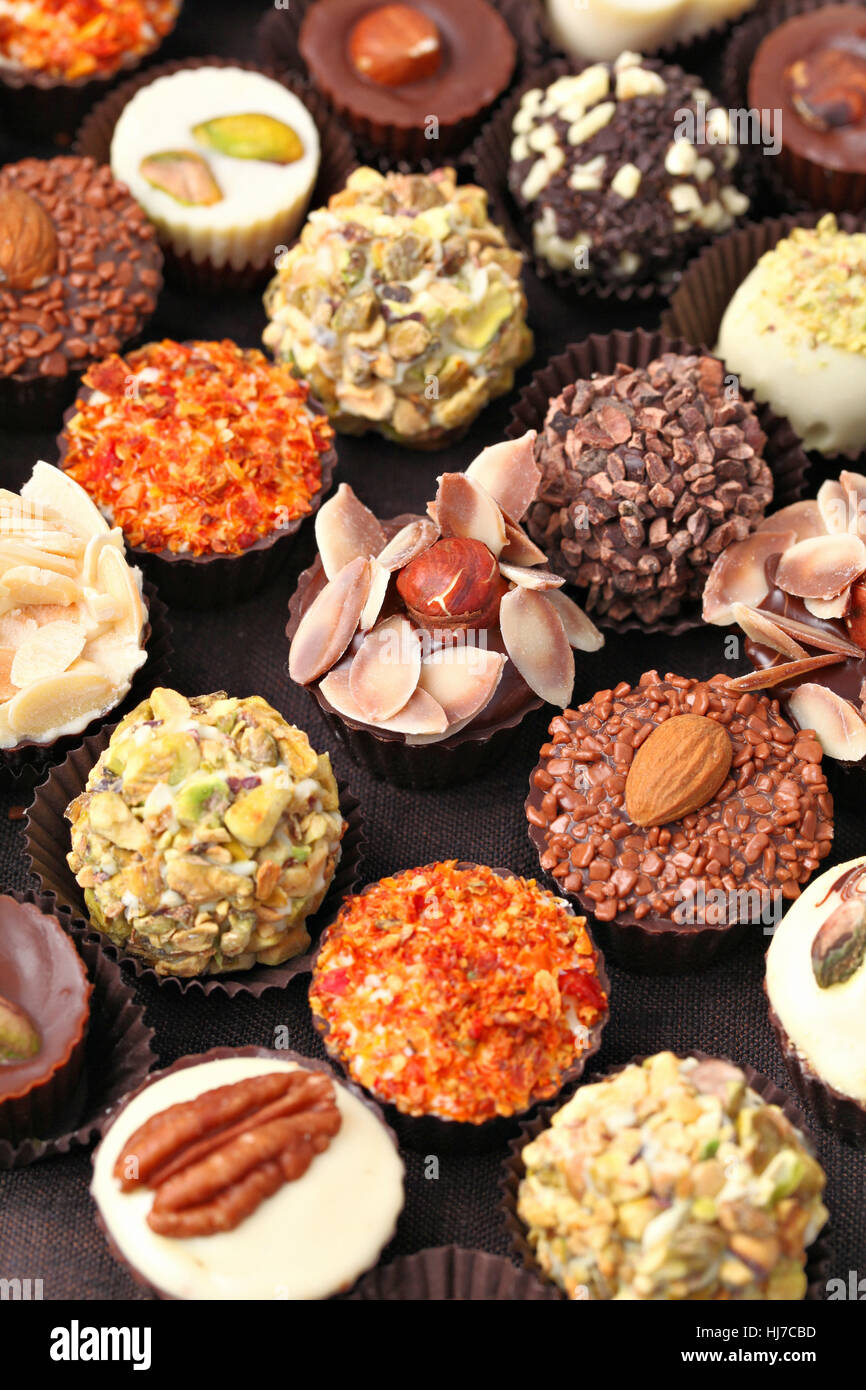 Image en arrière-plan de délicieux chocolat artisanal texture Banque D'Images