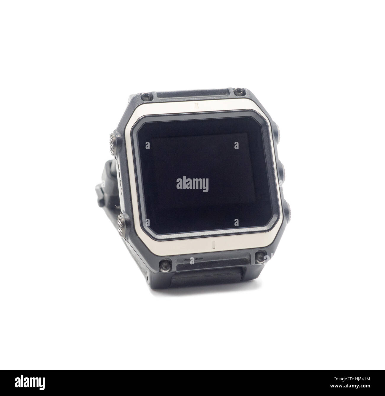 Smart watch isolated on white Banque D'Images