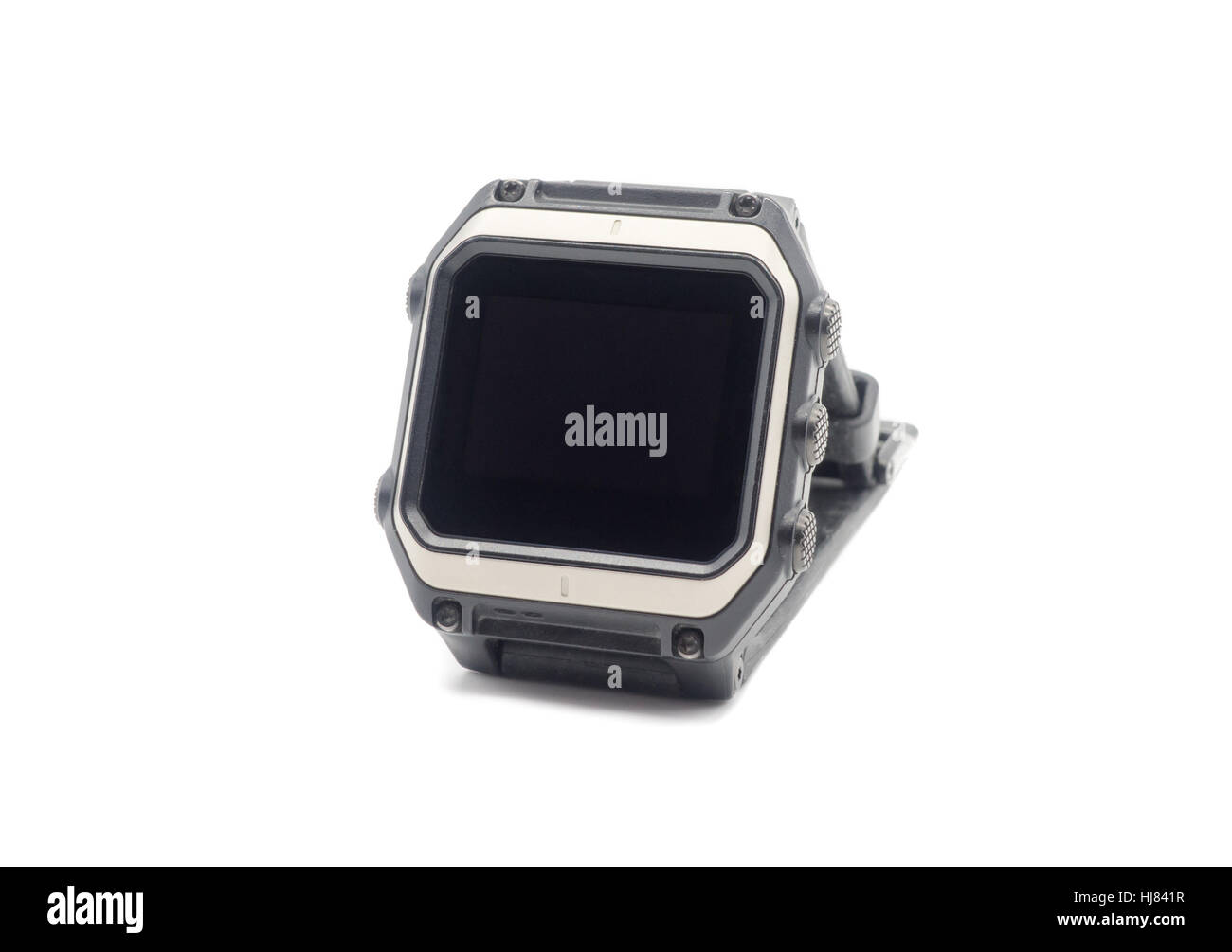 Smart watch isolated on white Banque D'Images