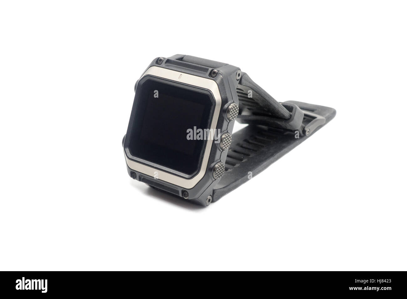 Smart watch isolated on white Banque D'Images