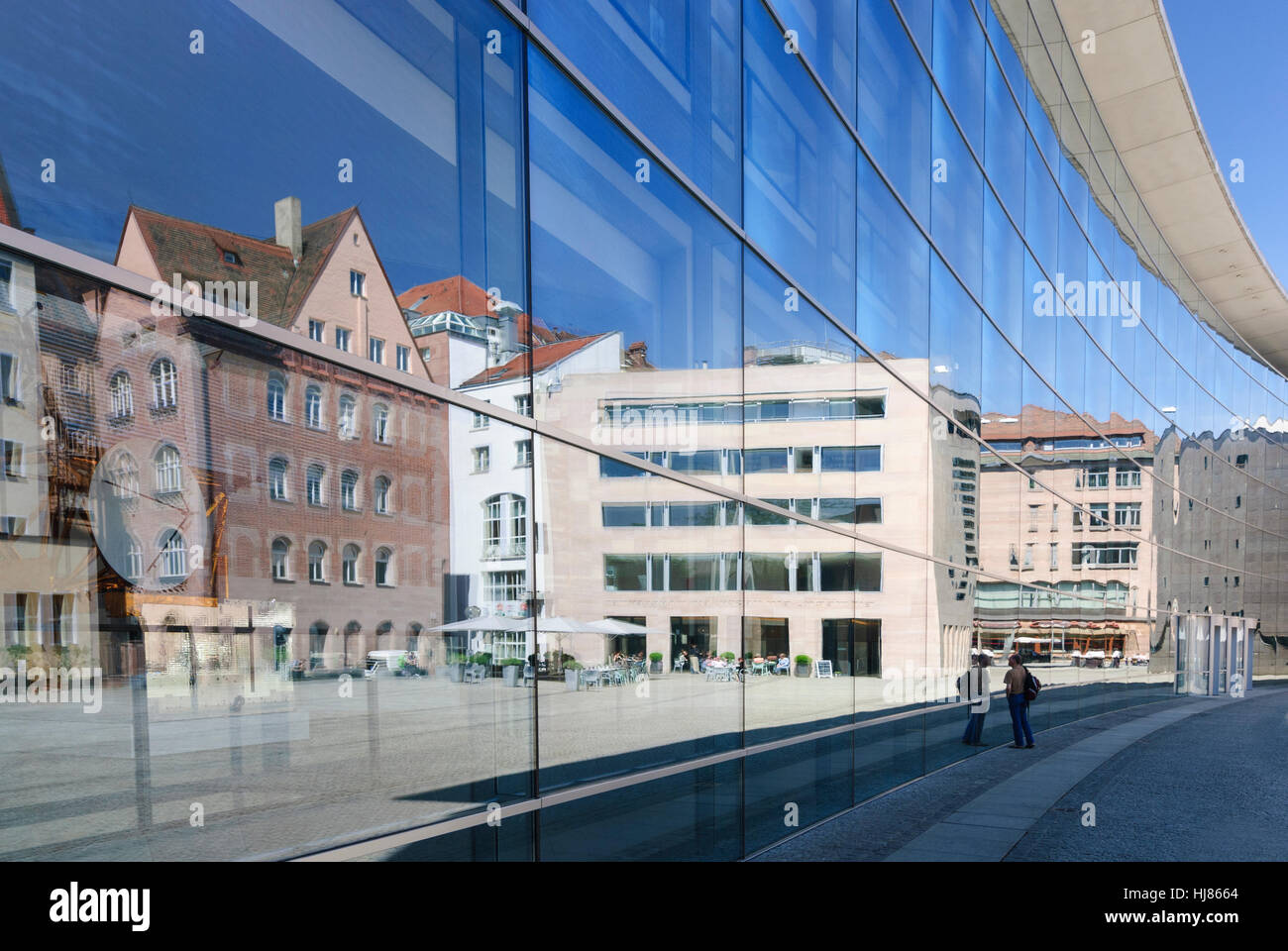 Nürnberg, Nuremberg : Nouveau Musée d'Art et Design, Mittelfranken, Middle Franconia, Bayern, Bavière, Allemagne Banque D'Images