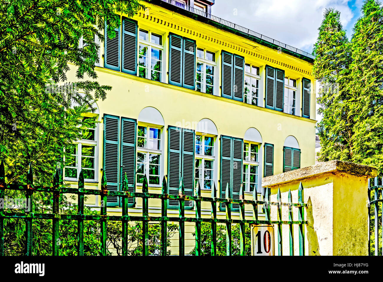 Villa à Berlin Köpenick, où Judith Kerr a vécu avec sa famille, jusqu'à ce qu'ils avaient 1933 d'émigrer en Angleterre Banque D'Images