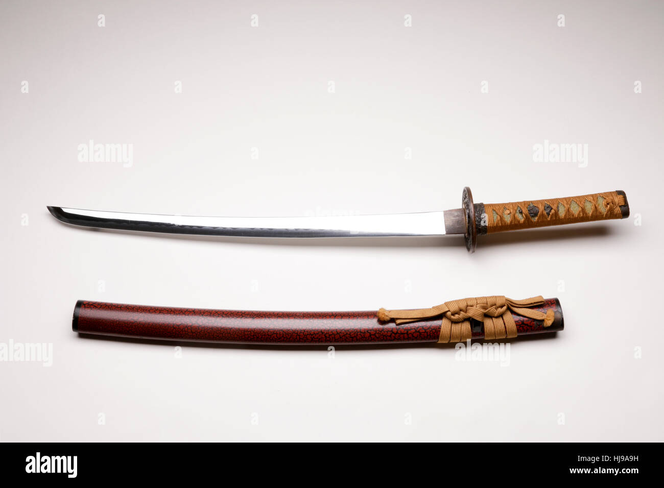 Wakizashi Japonais - épée courte Banque D'Images