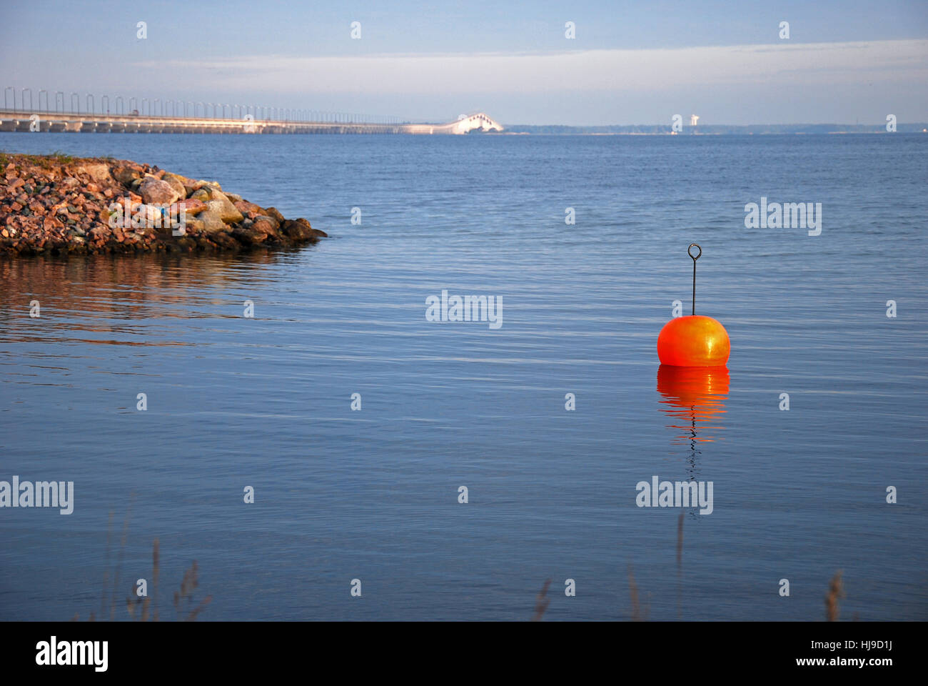 Horizon, bridge, éclat, brille, lumineux, Lucent, lumière, sereine, lumineuse, ensoleillée, Banque D'Images