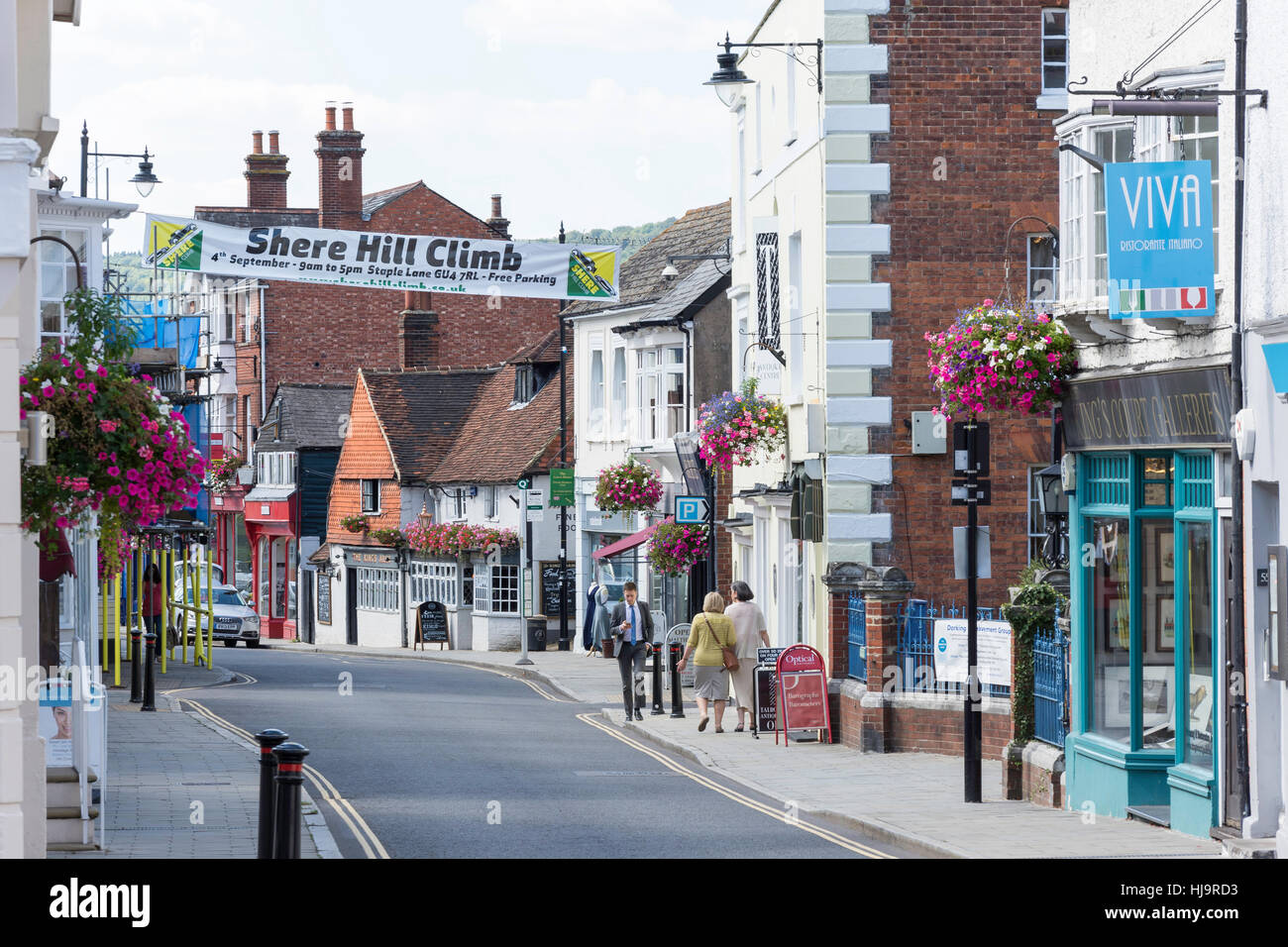 West Street, Dorking, Surrey, Angleterre, Royaume-Uni Banque D'Images