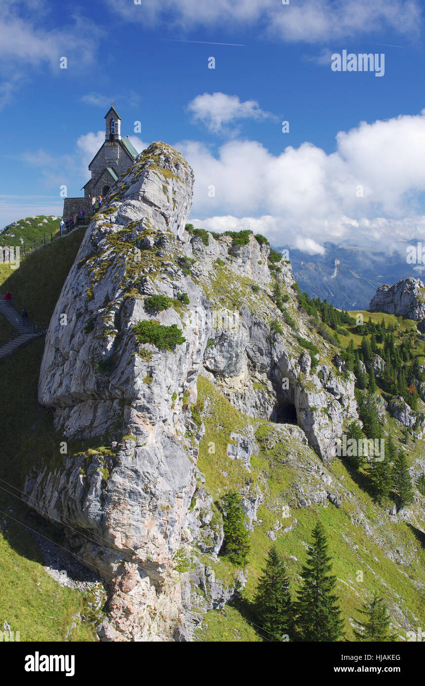 - Wendelstein montagne de haute-bavière Banque D'Images