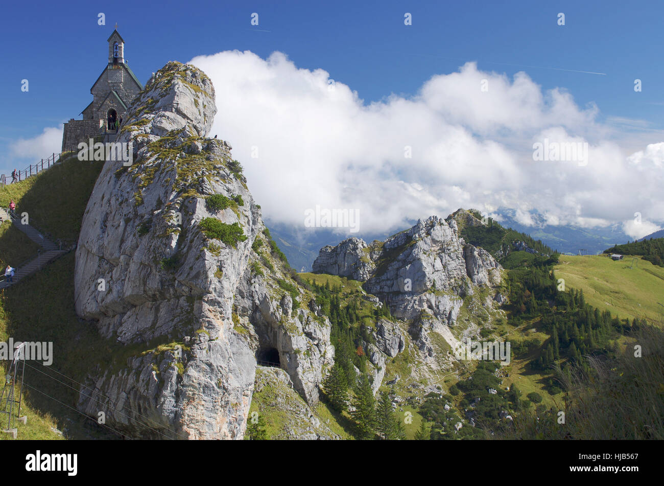 - Wendelstein montagne de haute-bavière Banque D'Images