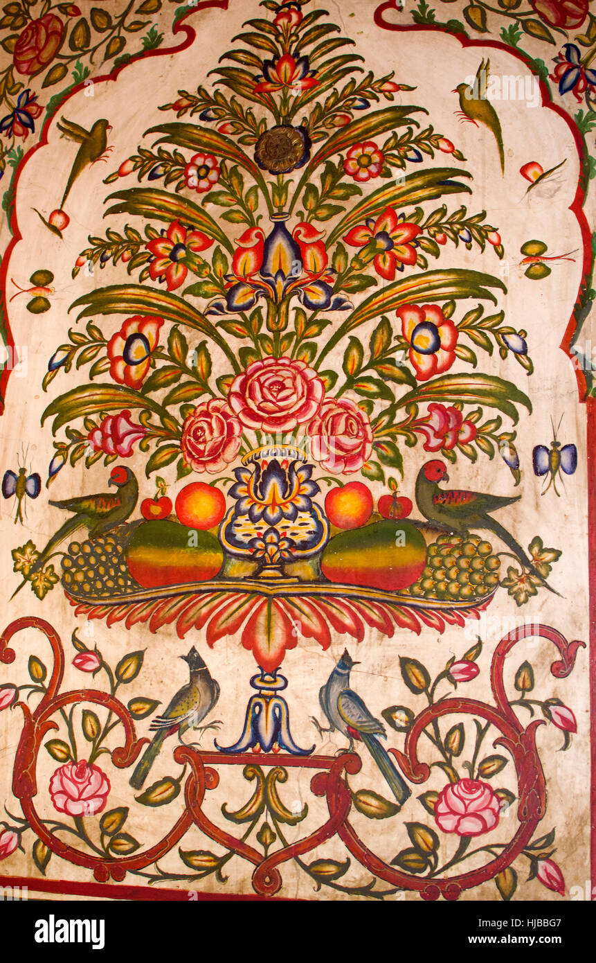 Liste sur un arbre dans le style indien, une liste, sur un arbre, art, créativité, dessin, un ornement, un intérieur, l'abstraction, Indien Banque D'Images