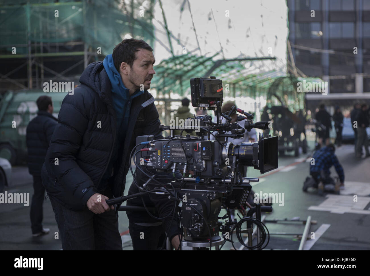 GHOST IN THE SHELL (ON SET) (2017) RUPERT SANDERS (DIR) UNIVERSAL PICTURES/COLLECTION MOVIESTORE LTD Banque D'Images