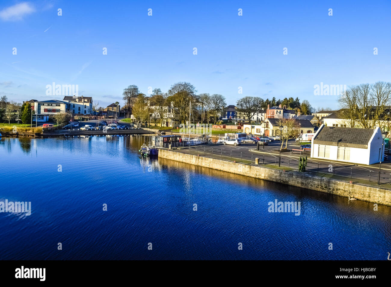 La belle Carrick On Shannon Banque D'Images