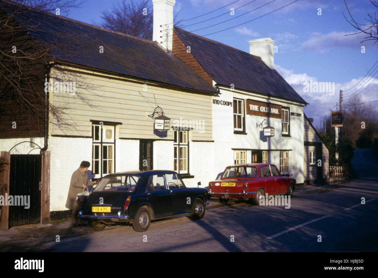 L'ancienne prison pub, Downe, Kent, 1974 Banque D'Images