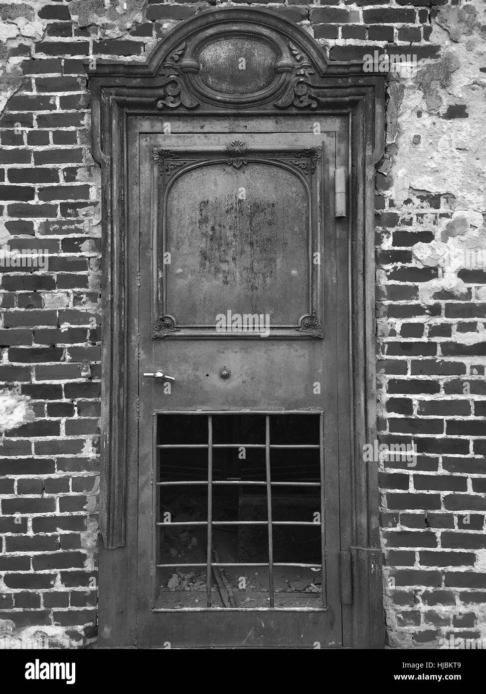 Porte du bureau à Bodie Ghost Town,California Banque D'Images