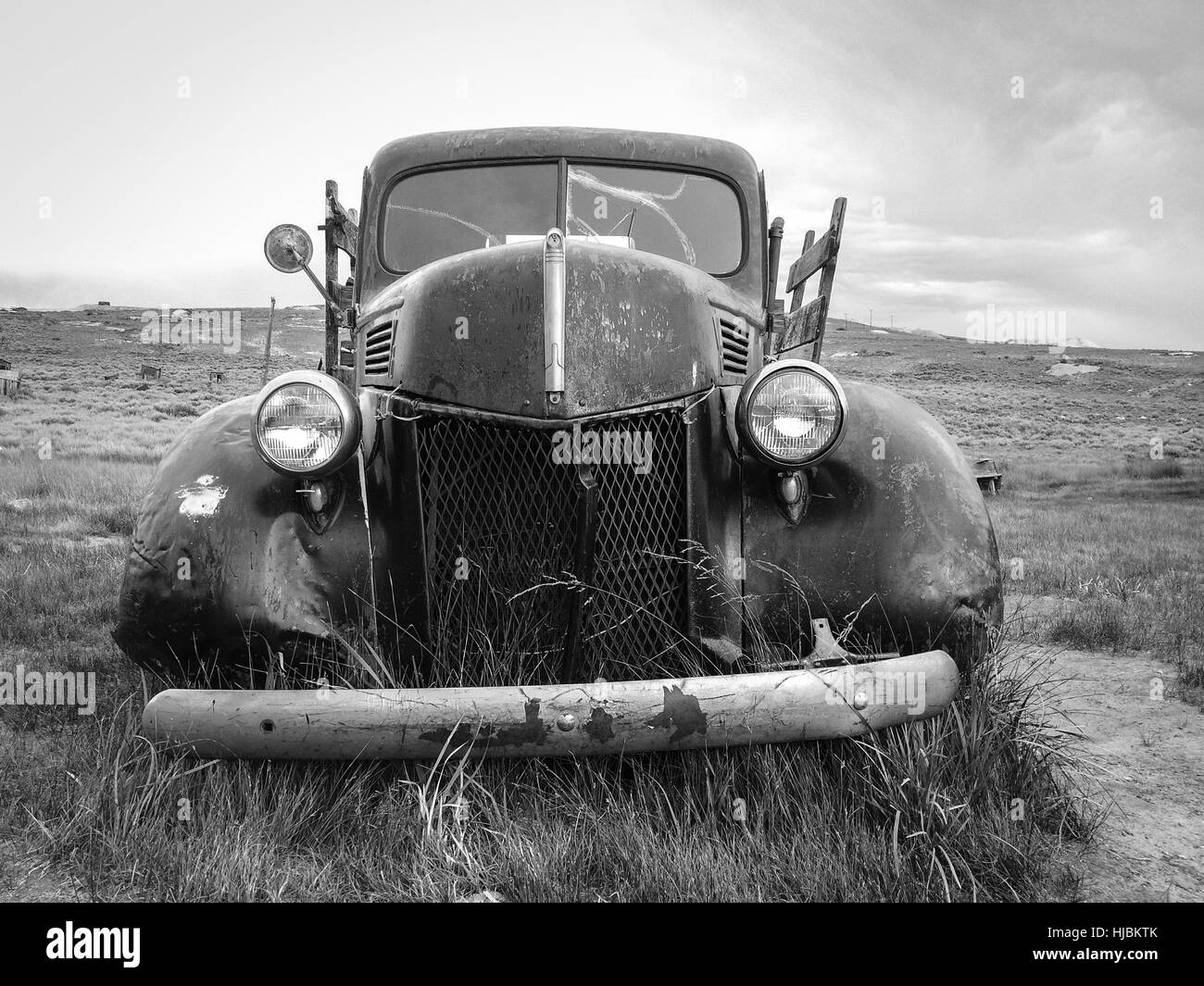 Camion abandonné dans Bodie Ghost Town,California,USA. Banque D'Images