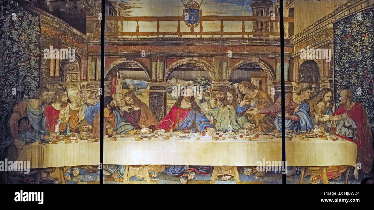 Repas de la dernière Cène, musée du Vatican Banque D'Images