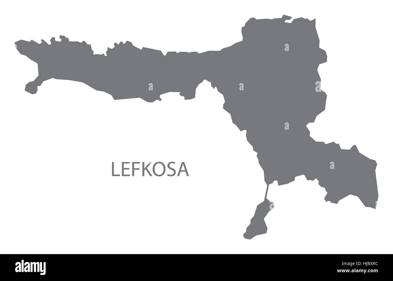 Lefkosa Chypre du Nord Site en gris Illustration de Vecteur