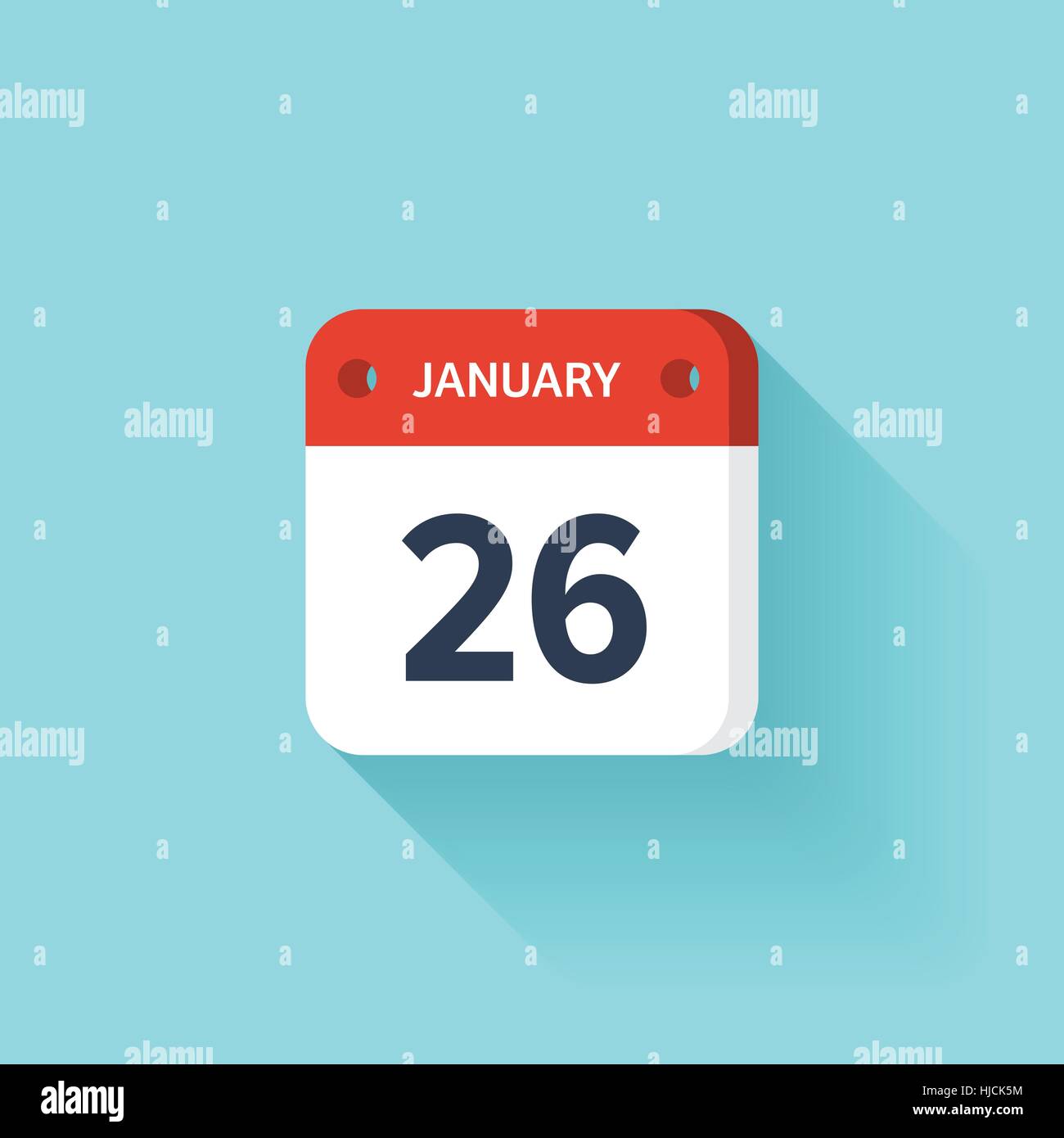 Icône du 26 janvier Banque de photographies et d'images à haute résolution - Alamy
