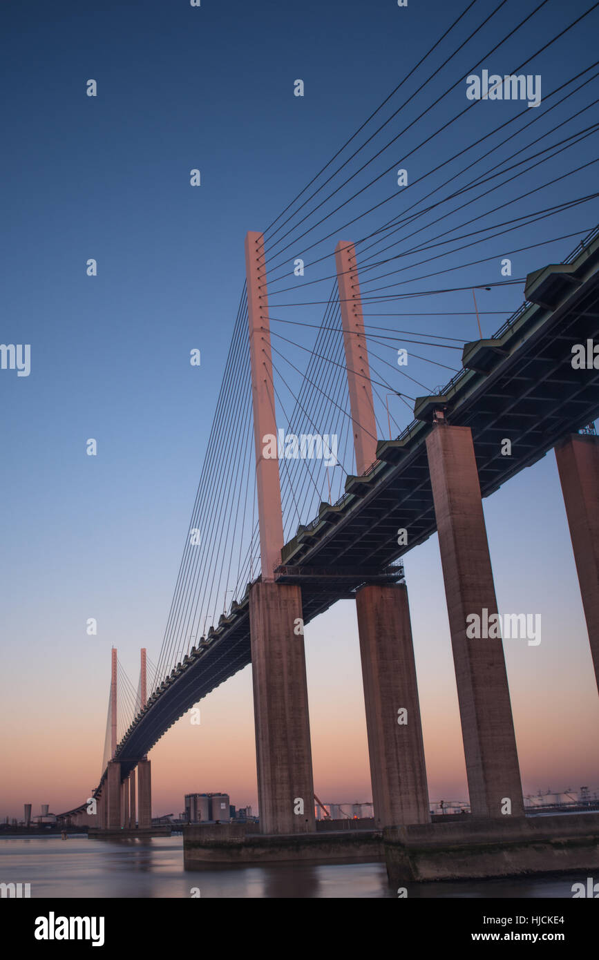 Dartford Crossing, Queen Elizabeth bridge Banque D'Images