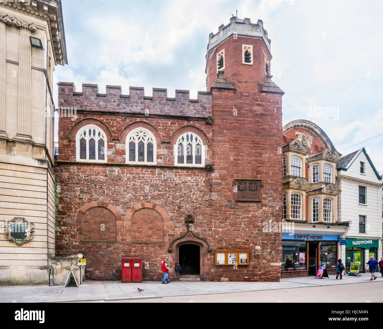 Grande Bretagne, sud-ouest de l'Angleterre, Devon, Exeter, l'église Saint Petrock Banque D'Images