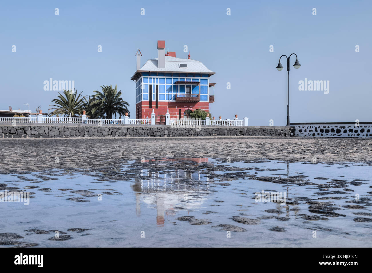 Casa Juanita, Arrieta, Lanzarote, îles Canaries, Espagne Banque D'Images