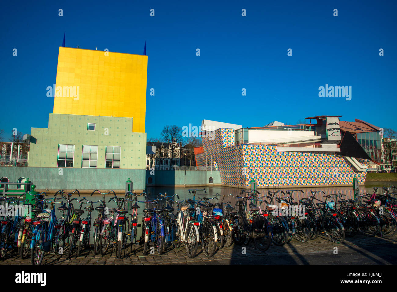 Museum à Groningen, Pays-Bas Banque D'Images