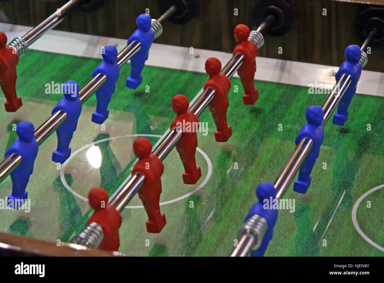 Les chiffres du football de table. Les chiffres de football de table. Banque D'Images