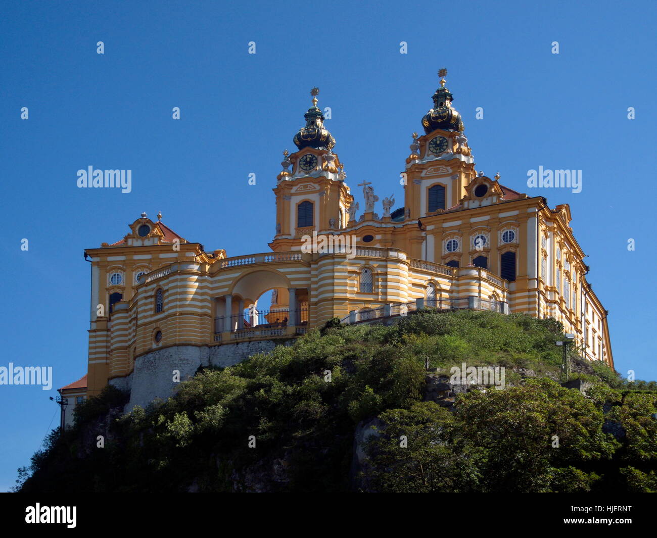 Abbaye de Melk sur le Danube Banque D'Images