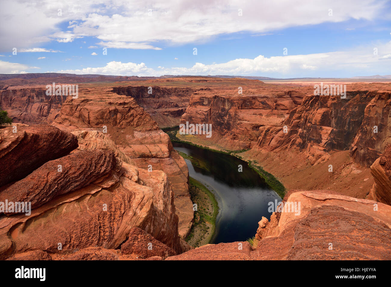 Fleuve Colorado à Horseshoe Bend, Page, Arizona, USA Banque D'Images