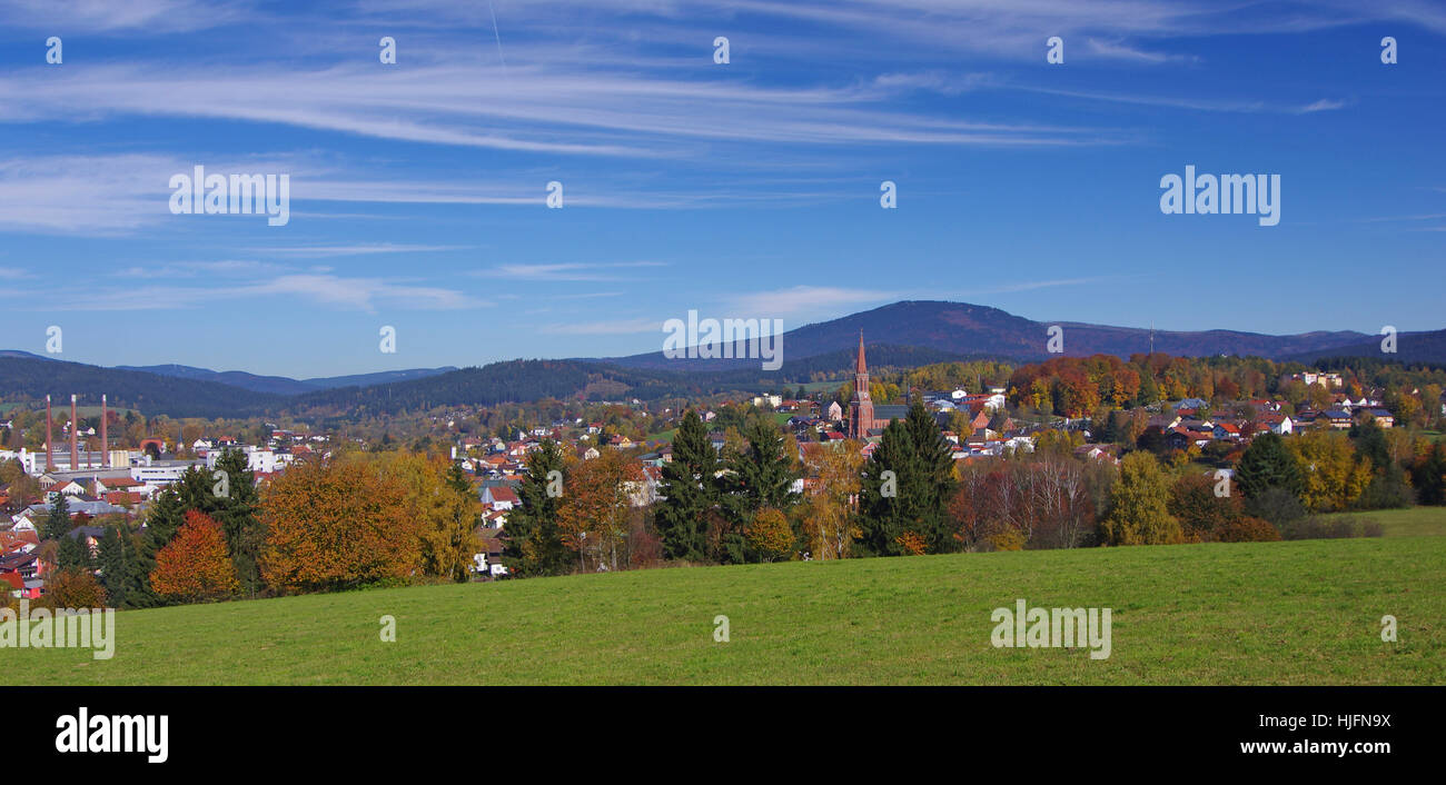 Parc national, randonnée pédestre, randonnée, randonnée, glassy, migrer, voyage, église, ville, Banque D'Images