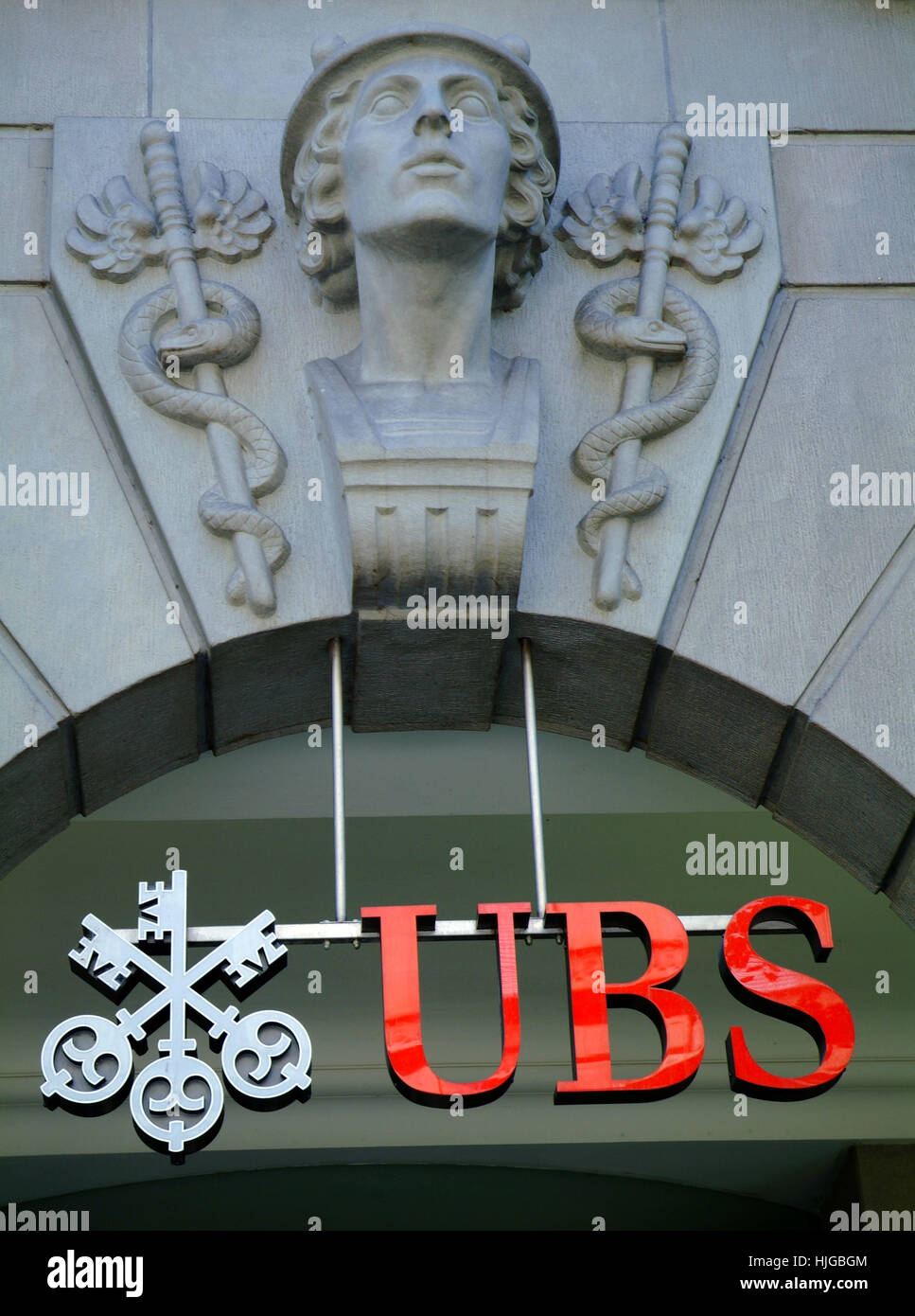 UBS, Crédit Suisse institut Banque D'Images