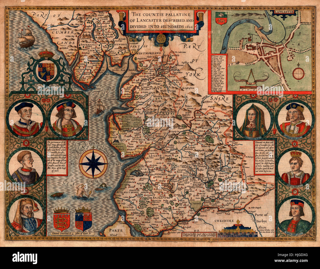 Site de l'Angleterre 1610 Banque D'Images Site de l'Angleterre 1610 Banque D'Images