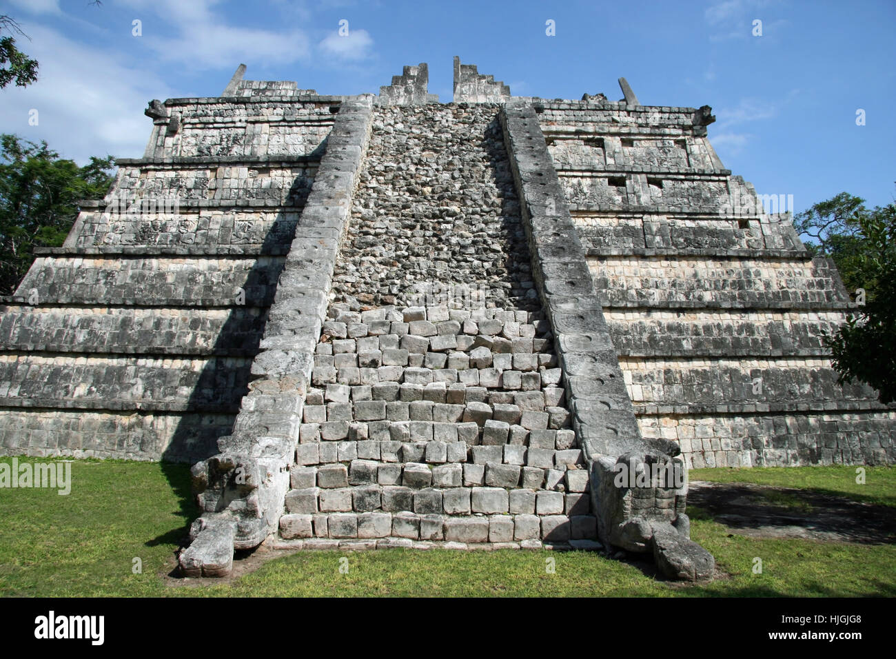 Le patrimoine culturel mondial, le Mexique, pyramide, ruine, patrimoine culturel, Banque D'Images