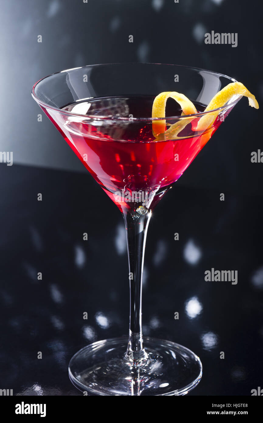 Restaurant, discothèque, bleu, bar, taverne, verre, calice, tumbler, boire, boire, Banque D'Images