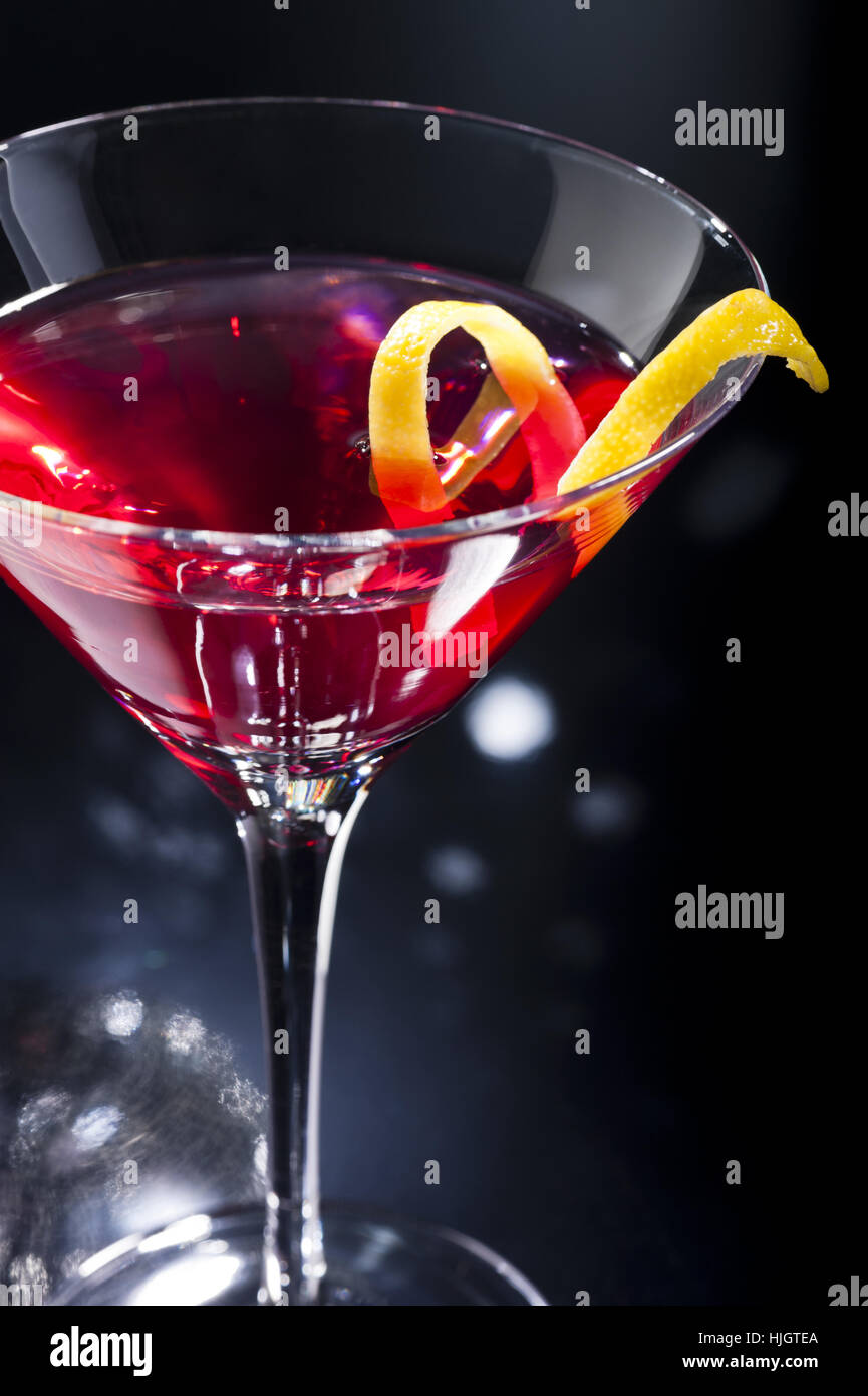 Restaurant, discothèque, bleu, bar, taverne, verre, calice, tumbler, boire, boire, Banque D'Images