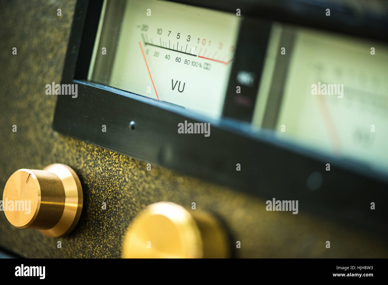 Amplificateur à lampe fait main Banque D'Images