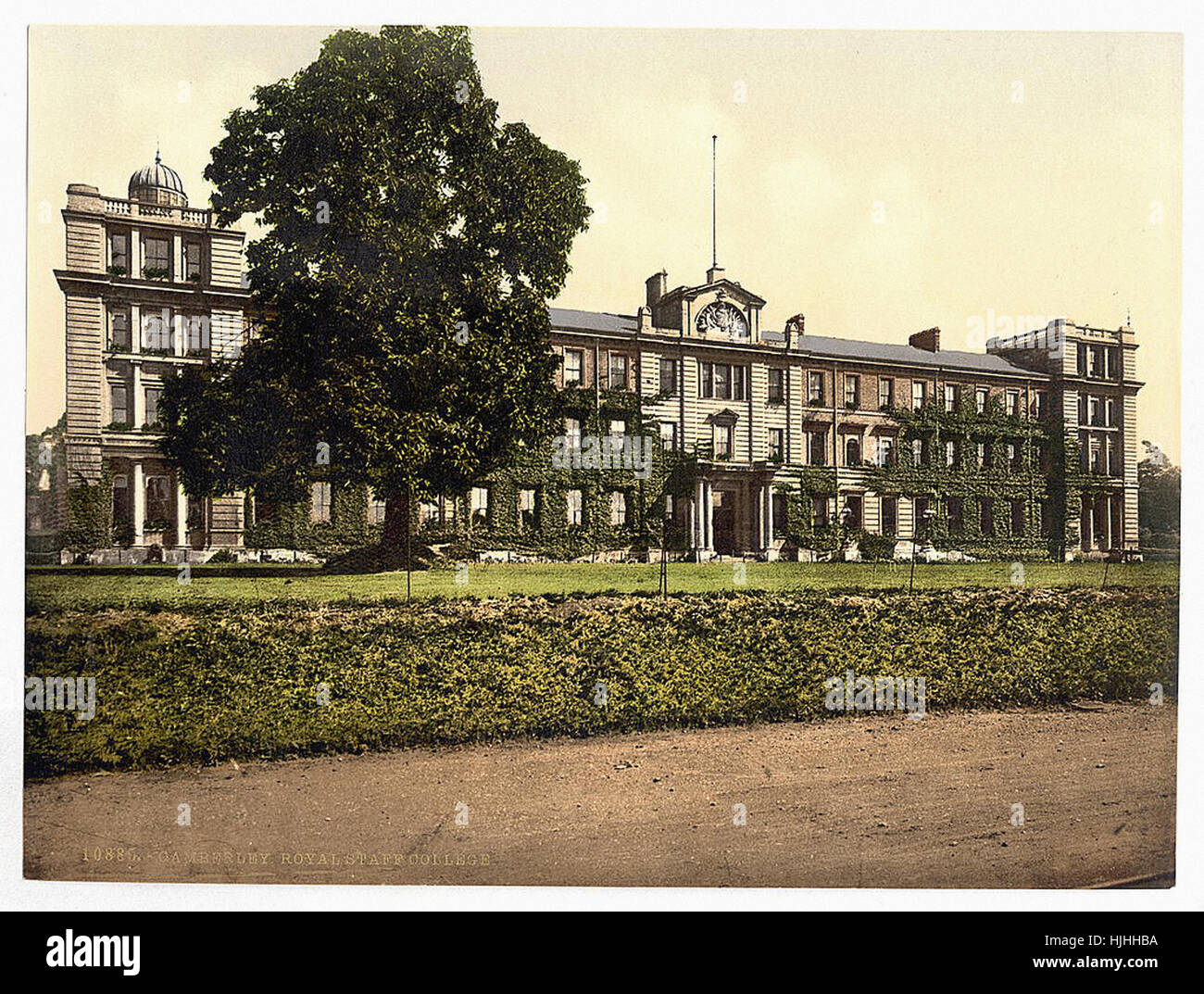 Le personnel du Royal College, Camberley, Angleterre - Photochrom xixème siècle Banque D'Images