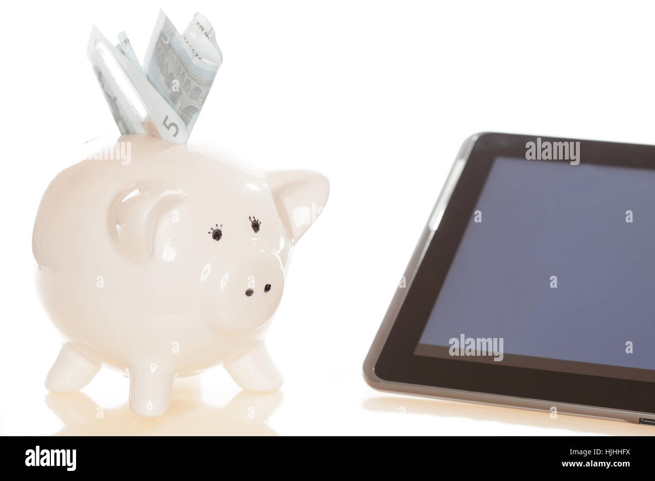 Euros, sauf, coût, billets, tirelire, capital, finances, banque, le prêt Banque D'Images