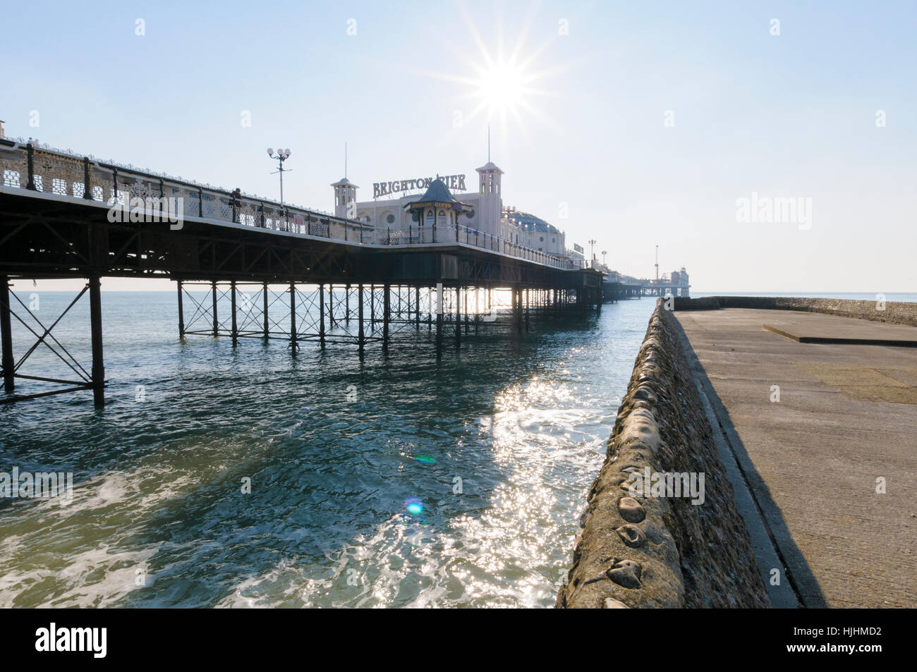 Le Palace Pier de Brighton, Brighton, Sussex, England, UK Banque D'Images