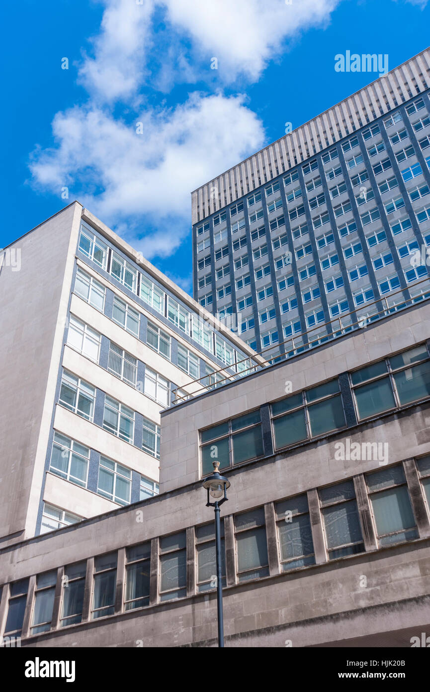 60 Bloc de bureau brutaliste Oxford Street Londres Banque D'Images