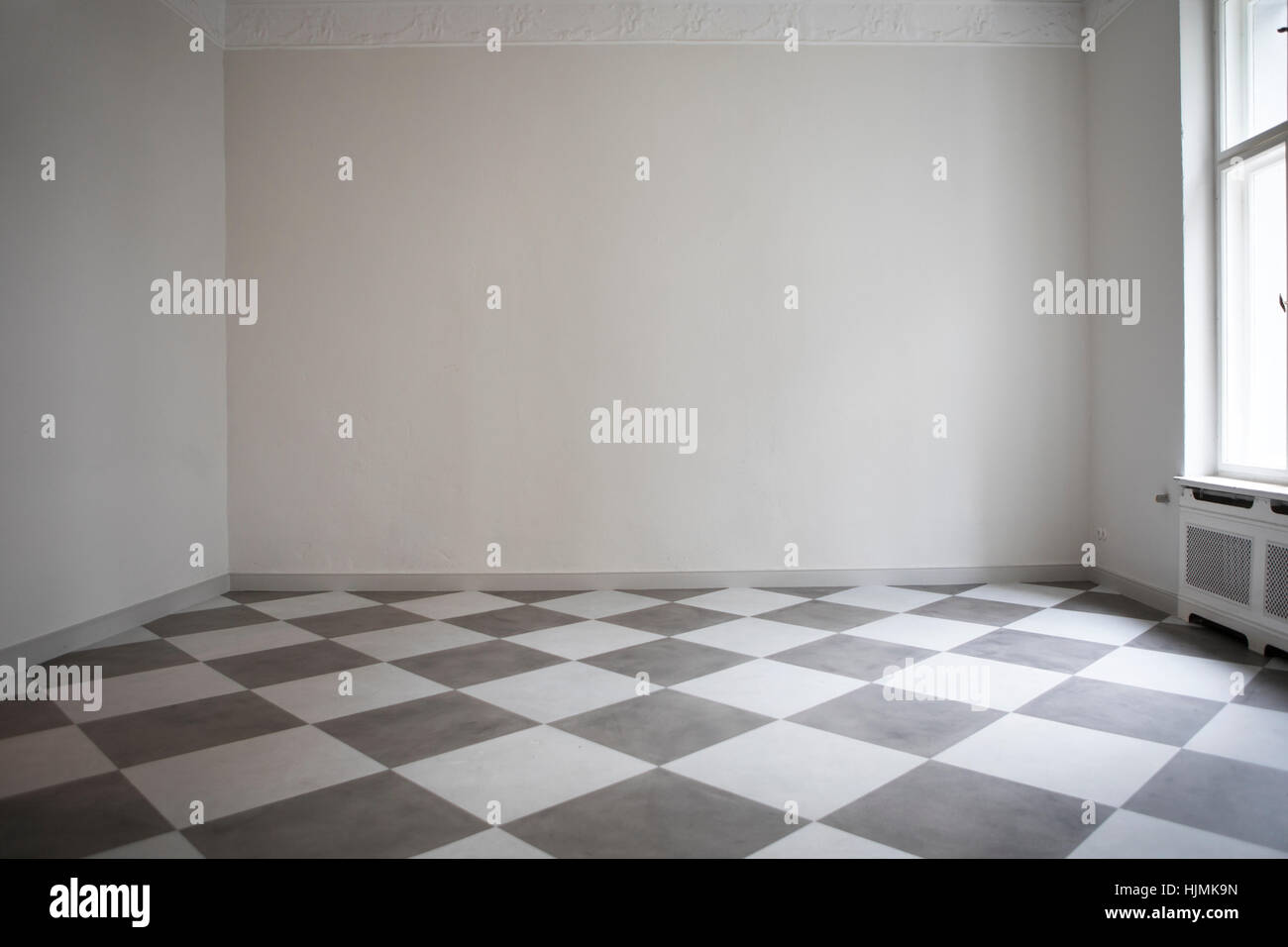 Chambre dans un appartement vide Banque D'Images