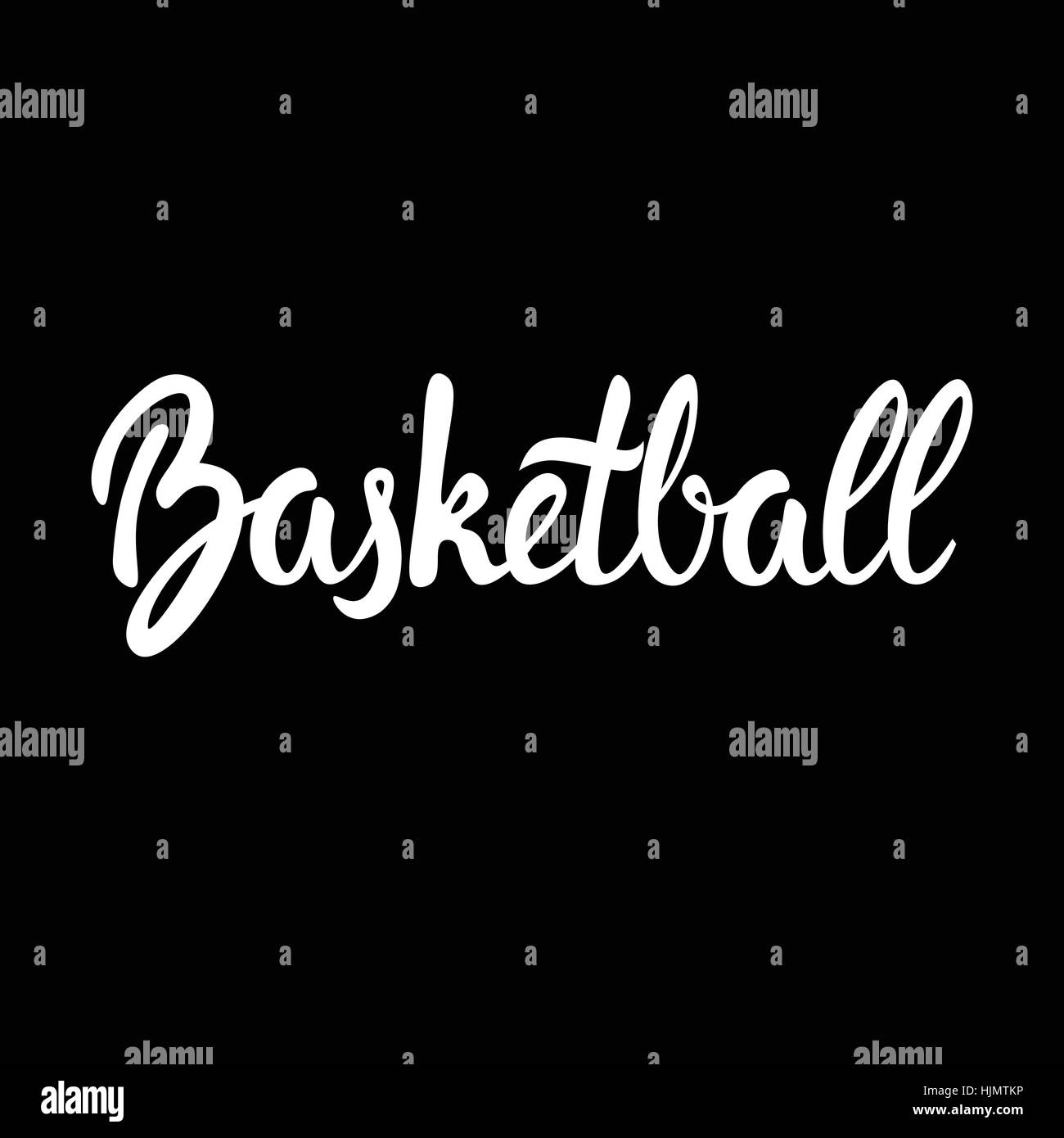 L'équipe de basket-ball Jeu Concours Sport bandeau noir Illustration de Vecteur