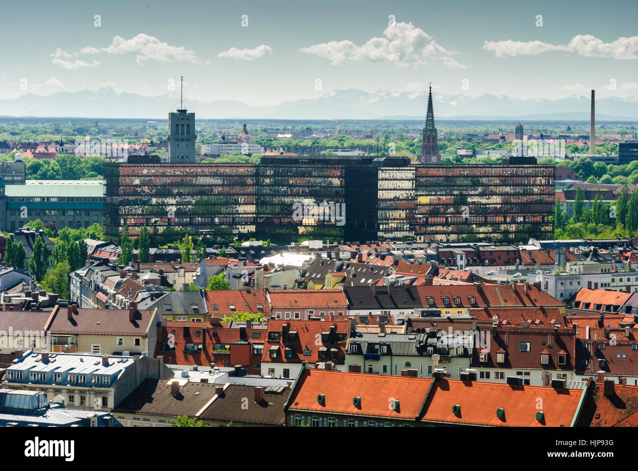 München, Munich : bâtiment principal de l'Office européen des brevets (OEB), Oberbayern, Upper Bavaria, Bayern, Bavière, Allemagne Banque D'Images