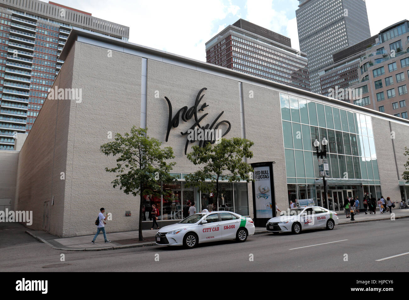 Le grand magasin Lord & Taylor, Prudential Center, Boylston Street, Boston, Massachusetts, United States. Banque D'Images