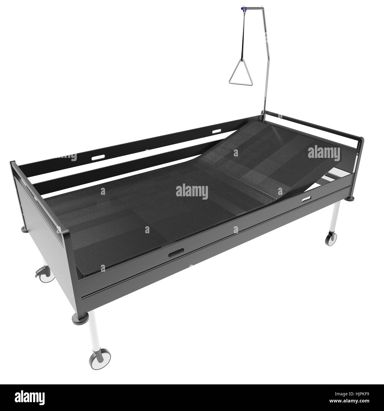 Les services de santé, l'isolement, à des fins médicinales, médical, technique, lit, cuir, Banque D'Images