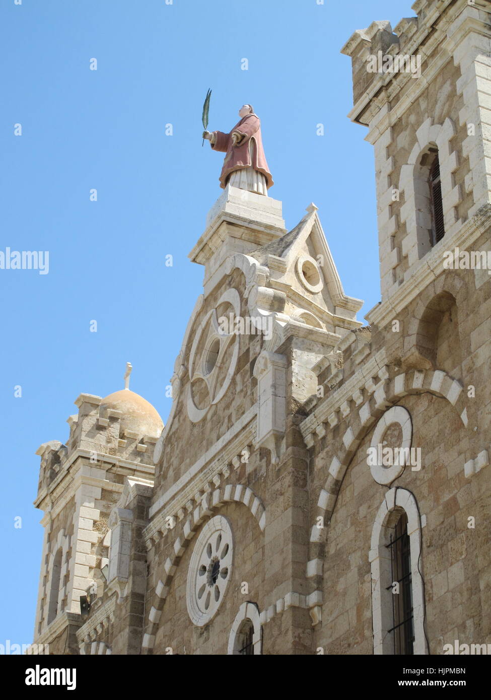 Saint Steven church, Batroun, Liban Banque D'Images