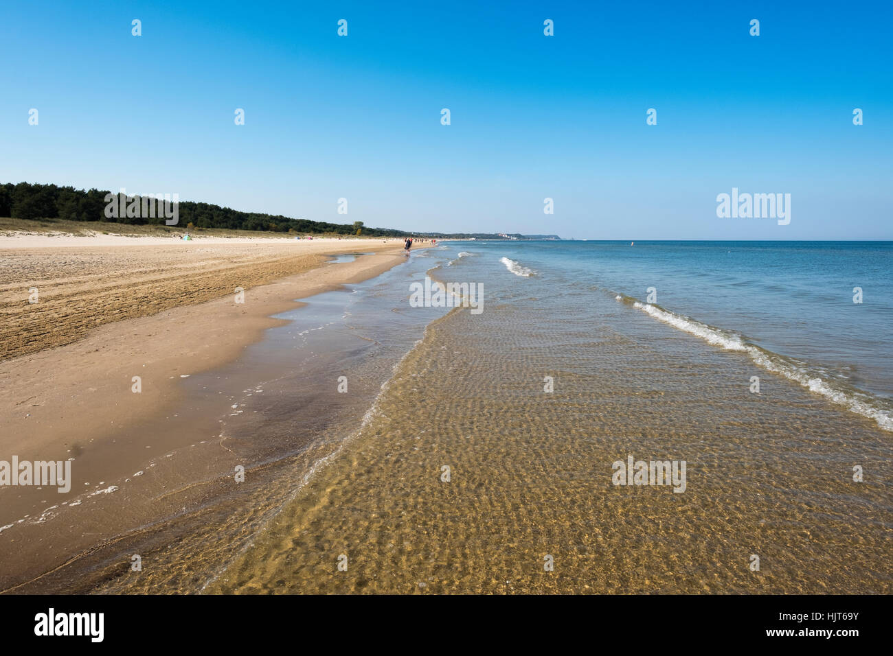 Allemagne, Eifel, plage d'Ahlbeck, Banque D'Images