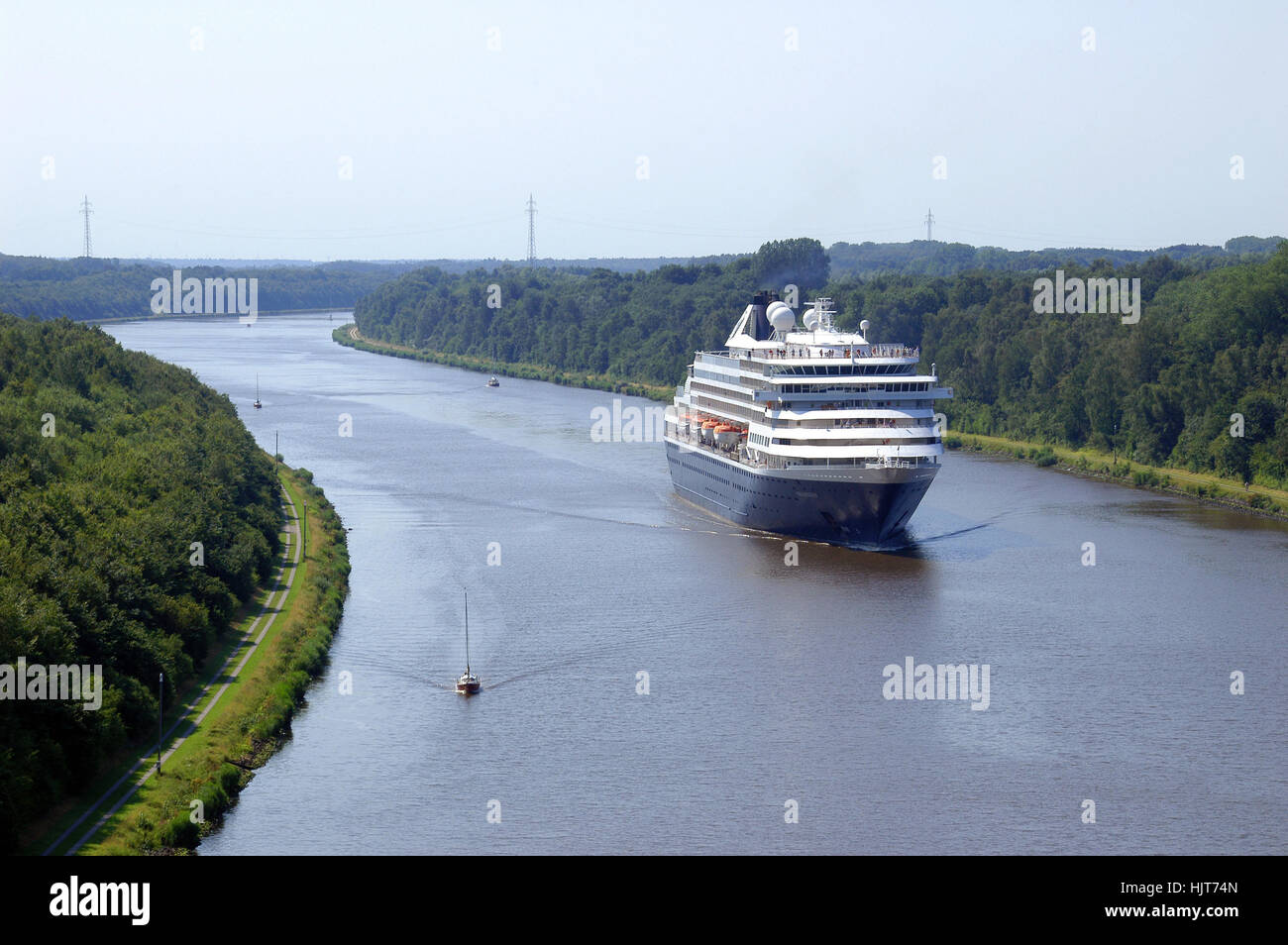Bridge, la navigation, l'eau, de la mer du Nord, l'eau salée, la mer, l'océan, canal, mer Baltique Banque D'Images